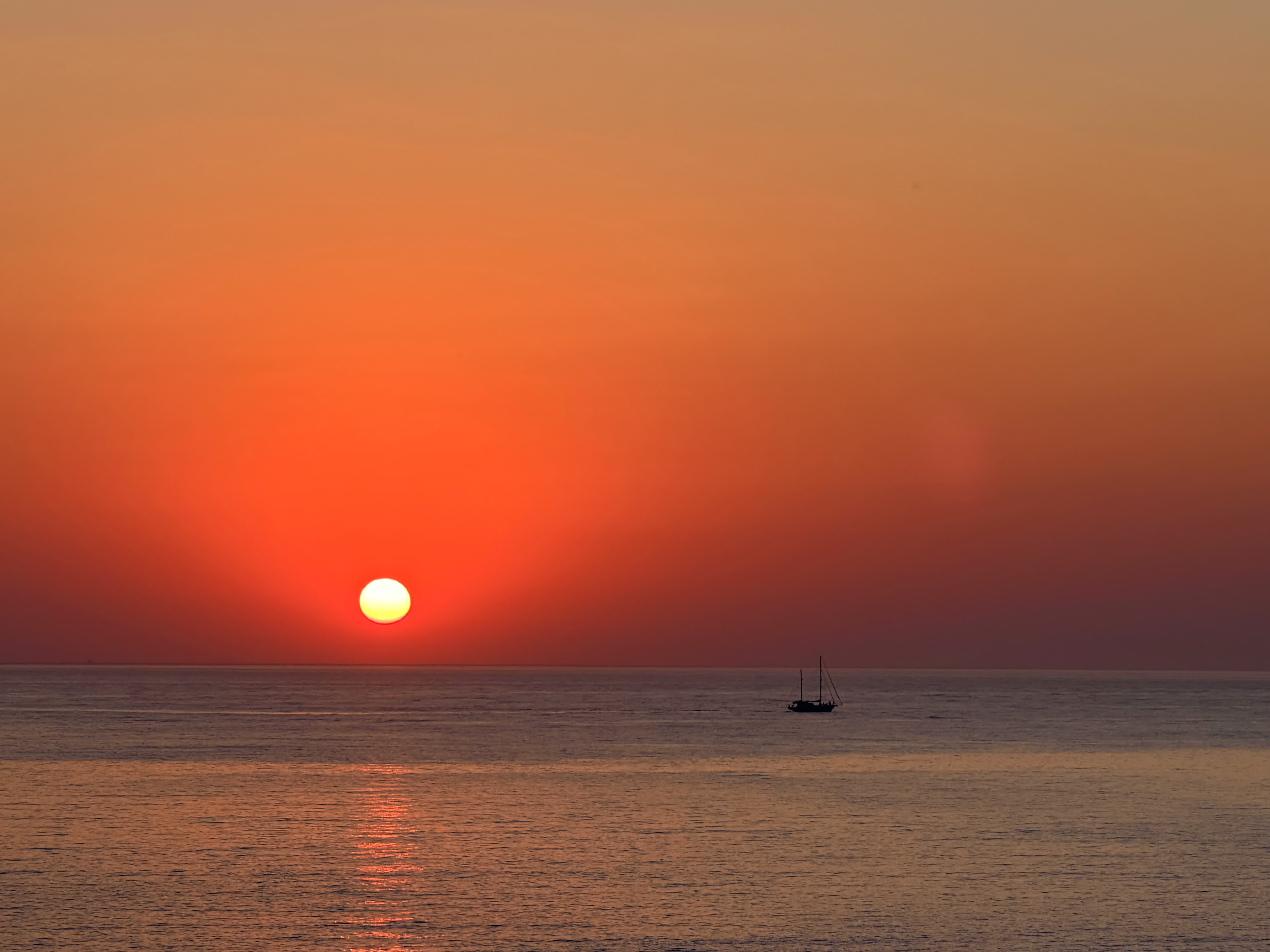 Sunset over the Aleomandra coastline